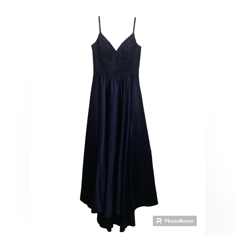 Navy Blue Grad/Prom Dress - Picture 2 of 4
